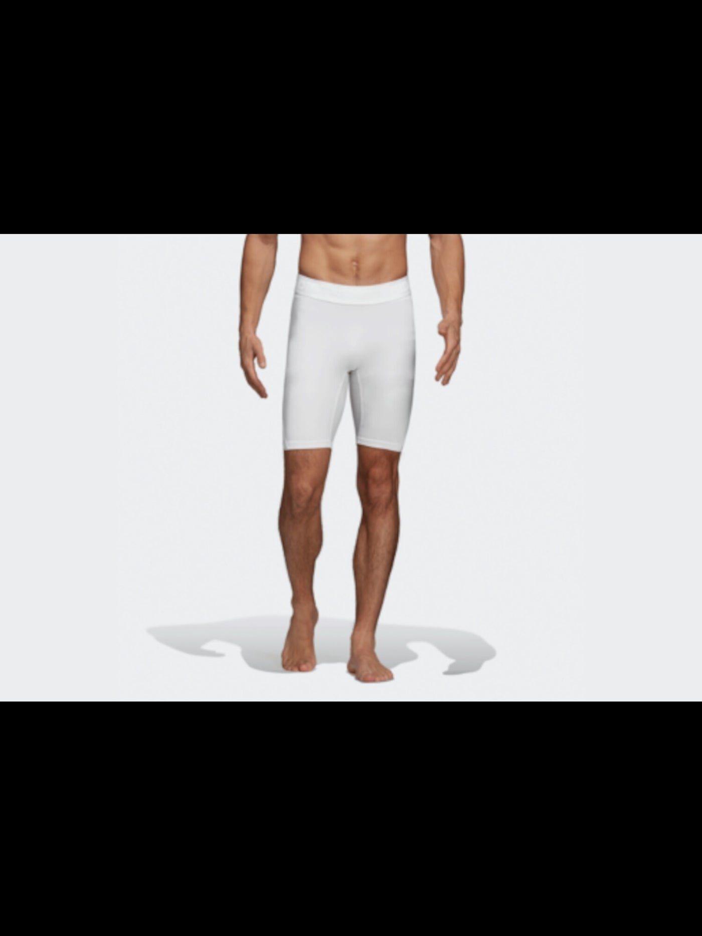 ADIDAS Intimates White Compression UV Protection Anti-odor Athletic Underwear M