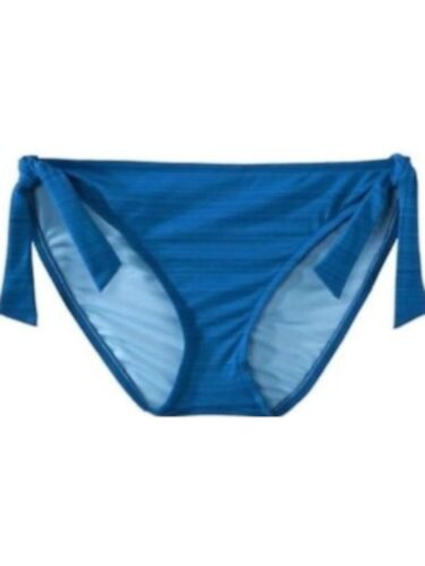 MOSSIMO SUPPLY CO. Women's Blue Striped Tie Bikini Swimwear Bottom L