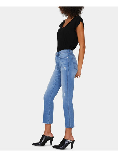SANCTUARY Womens Light Blue Straight leg Jeans 27
