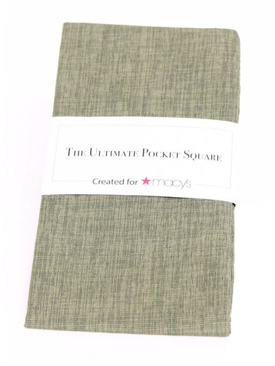 ULTIMATE POCKET SQUARE Mens Sage Tonal Pocket Square