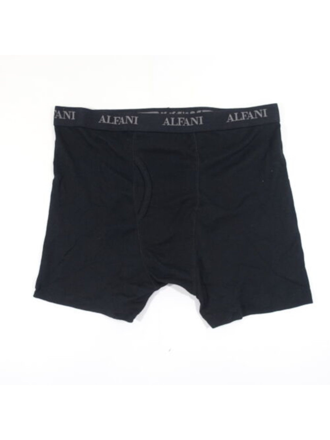 ALFATECH BY ALFANI Intimates Black Mesh Quick-Dry Boxer Brief Underwear S