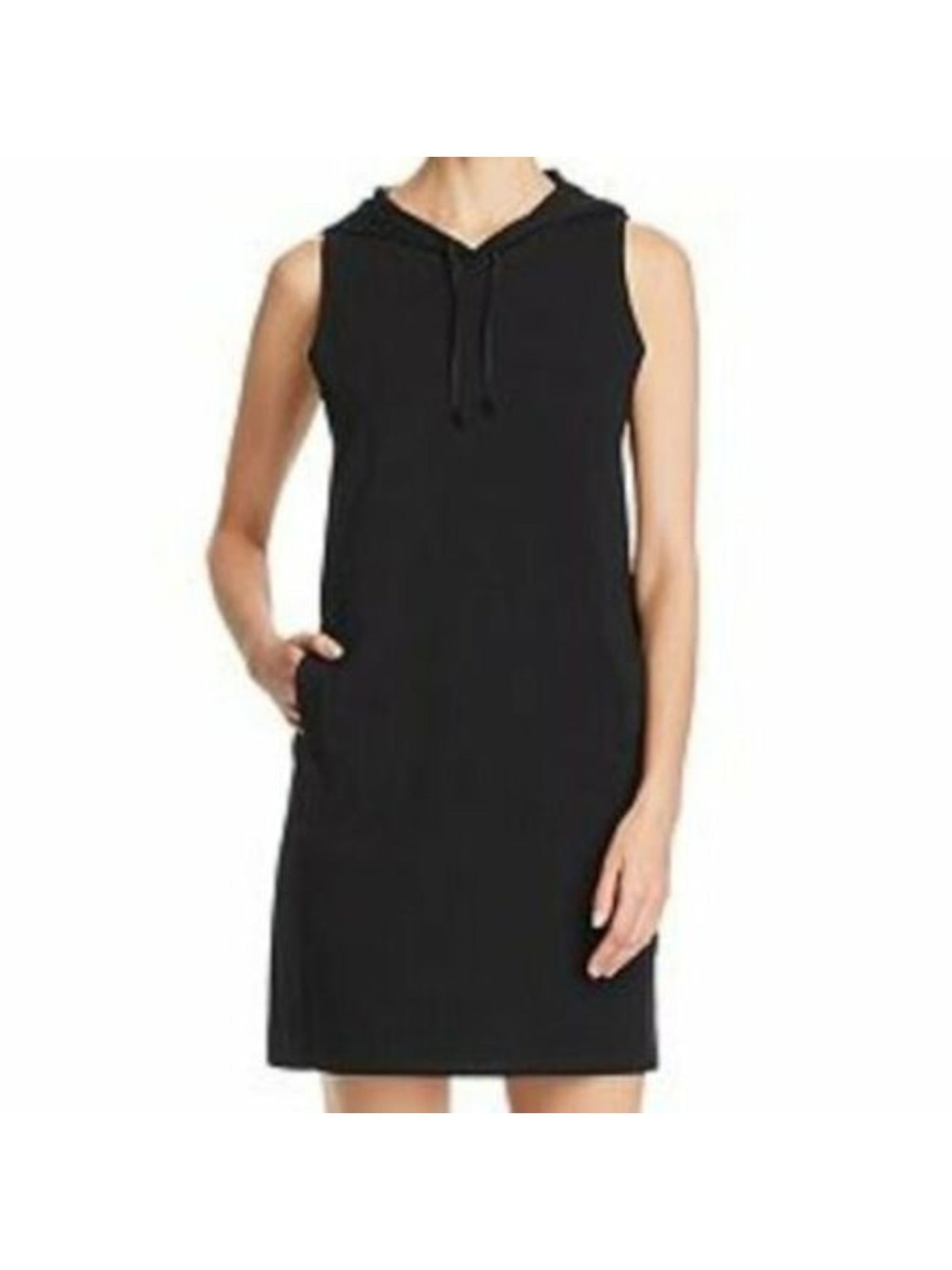 eileen fisher little black dress Washable Stretch Crepe Lantern Dress