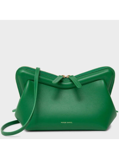 MANSUR GAVRIEL Women's Green Solid Leather Single Strap Shoulder Bag