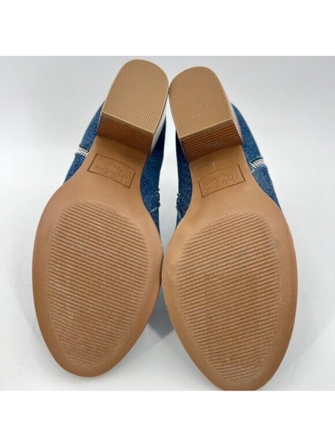 STYLE & COMPANY Womens Blue Tonal Pattern Zipper Accent Padded Masrinaa Almond Toe Block Heel Zip-Up Booties M
