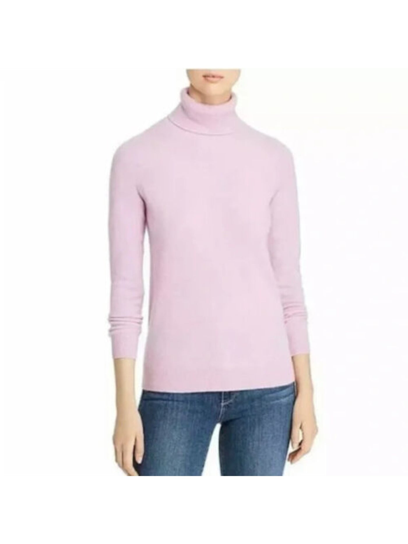 Designer Brand Womens Pink Long Sleeve Turtle Neck Sweater XL