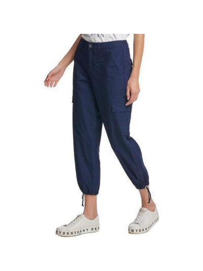 DKNY Womens Navy Cropped Pants 14