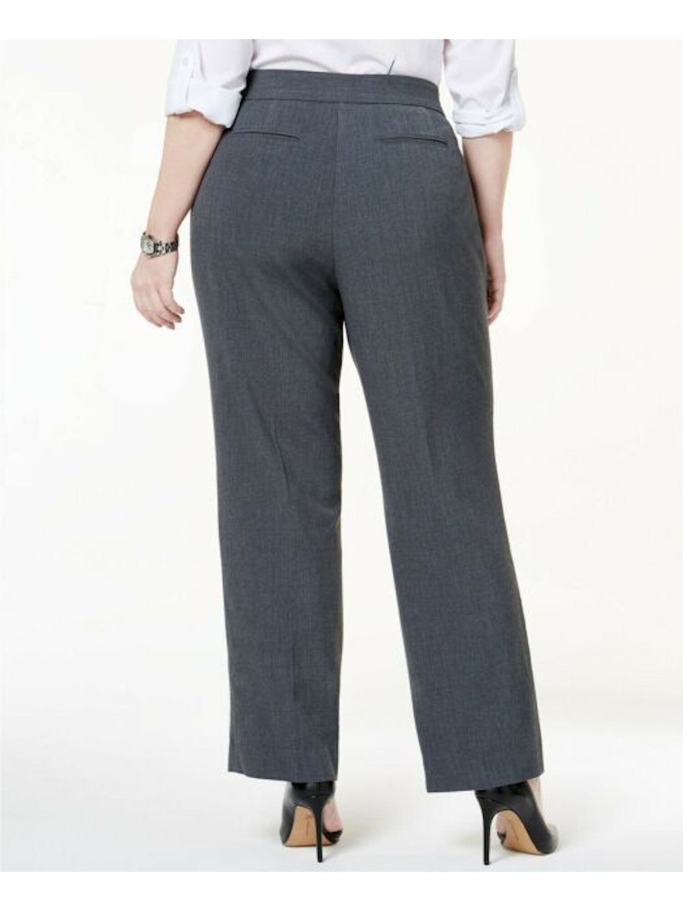 JM COLLECTION Womens Wear To Work Boot Cut Pants