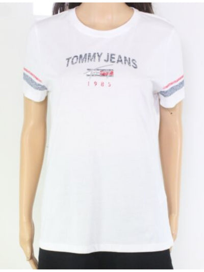 TOMMY JEANS Womens Short Sleeve Crew Neck T-Shirt