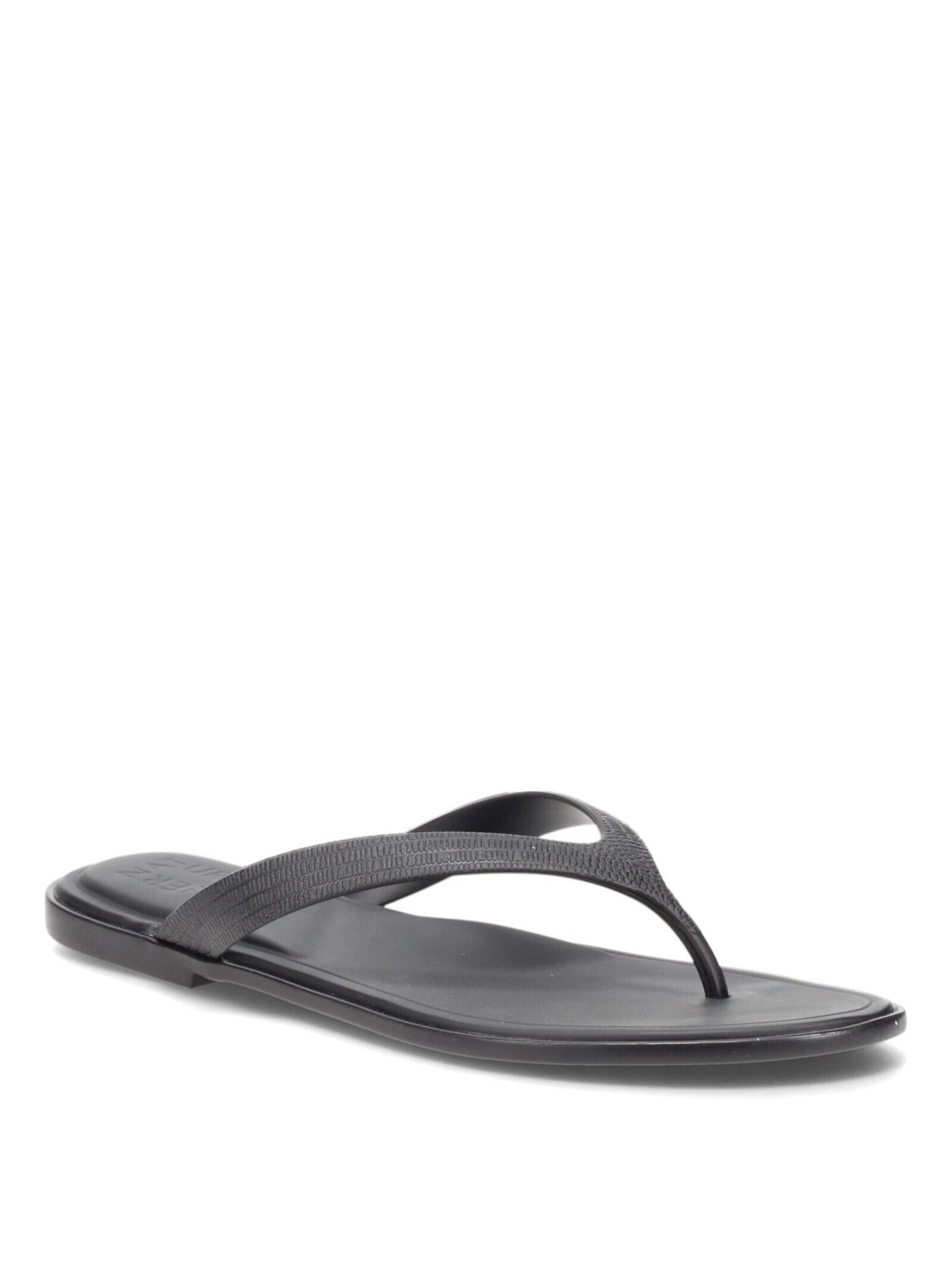NANETTE LEPORE Womens Black Padded Non-Slip Jemm Round Toe Slip On Thong Sandals 9.5 M
