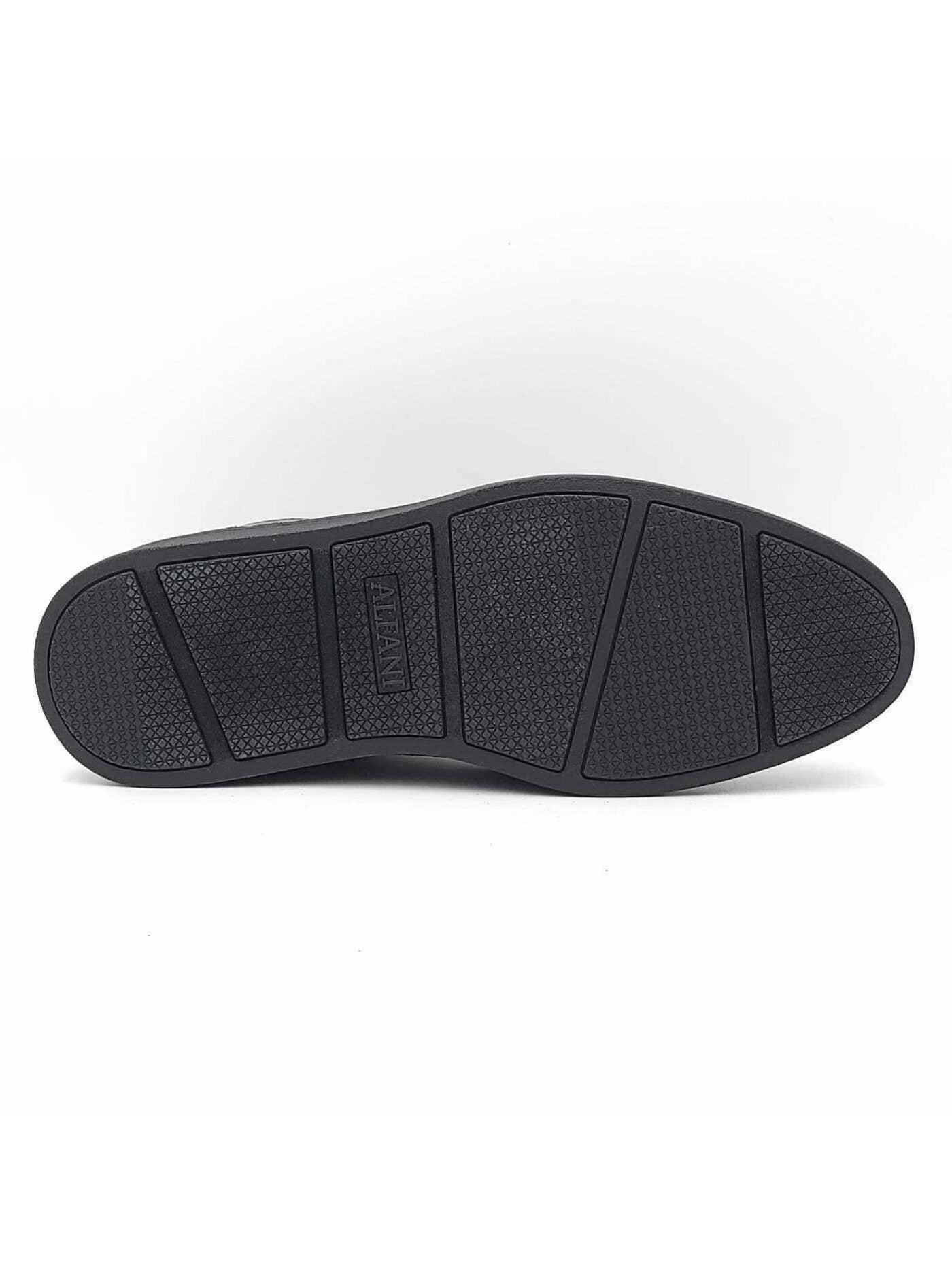 ALFANI Mens Brown Cushioned Comfort Elston Almond Toe Platform Lace-Up Oxford Shoes M