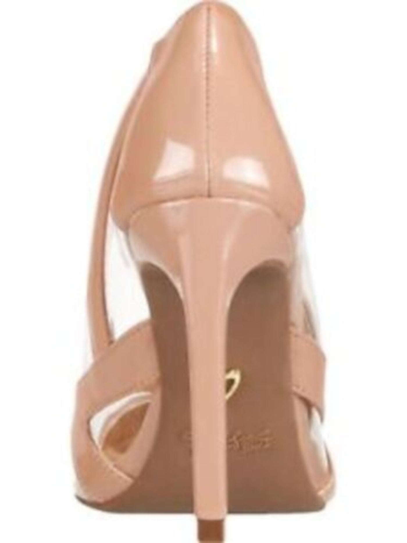 THALIA SODI Womens Beige Translucent Panel Cutouts Padded Nessy Pointed Toe Stiletto Slip On Pumps Shoes 8.5 M