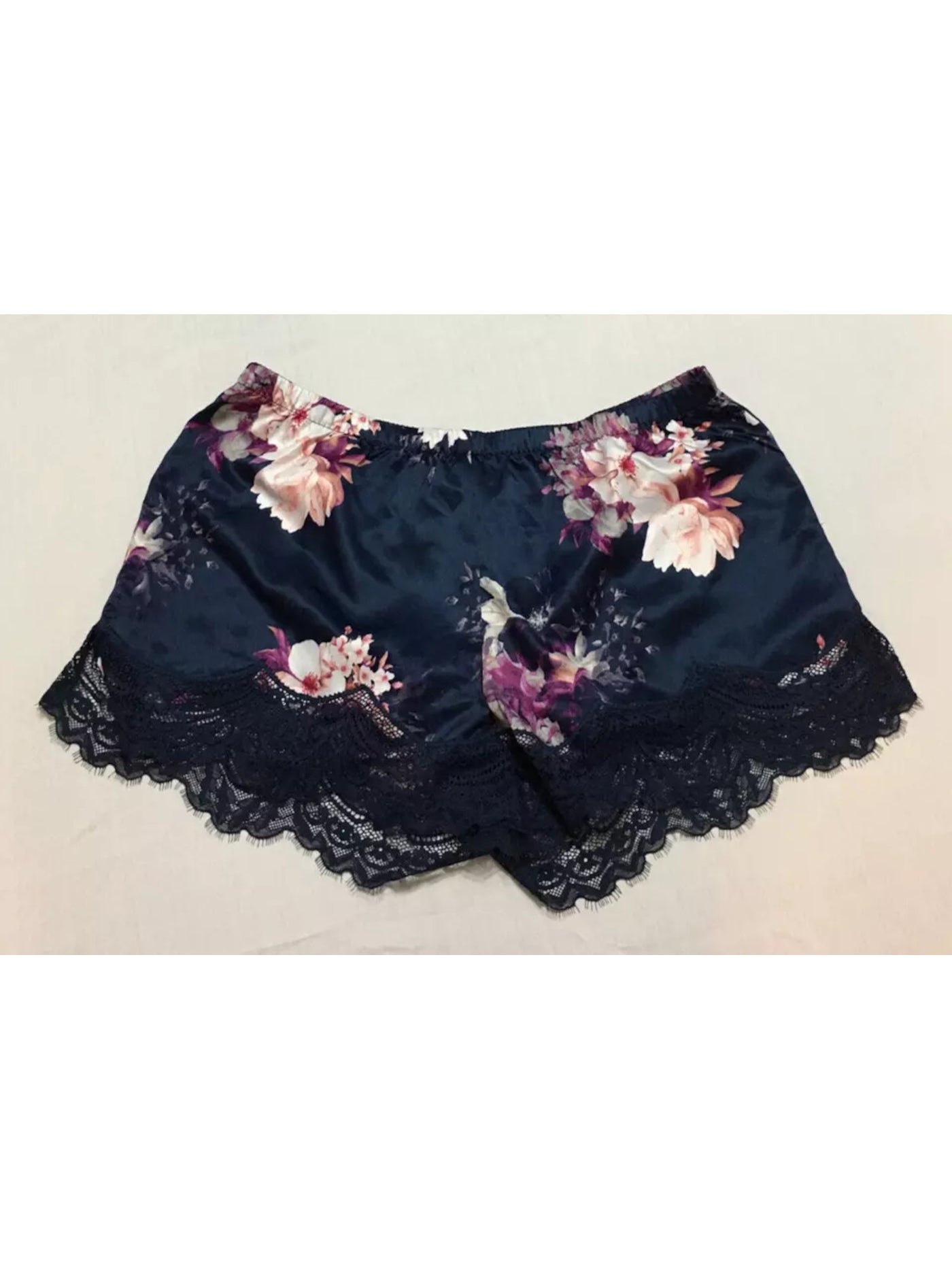 INC Intimates Navy Floral Sleep Shorts XL