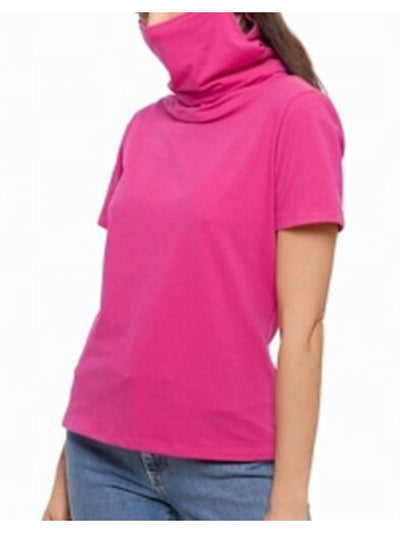 BAM BY BETSY & ADAM Womens Pink Short Sleeve Top XL