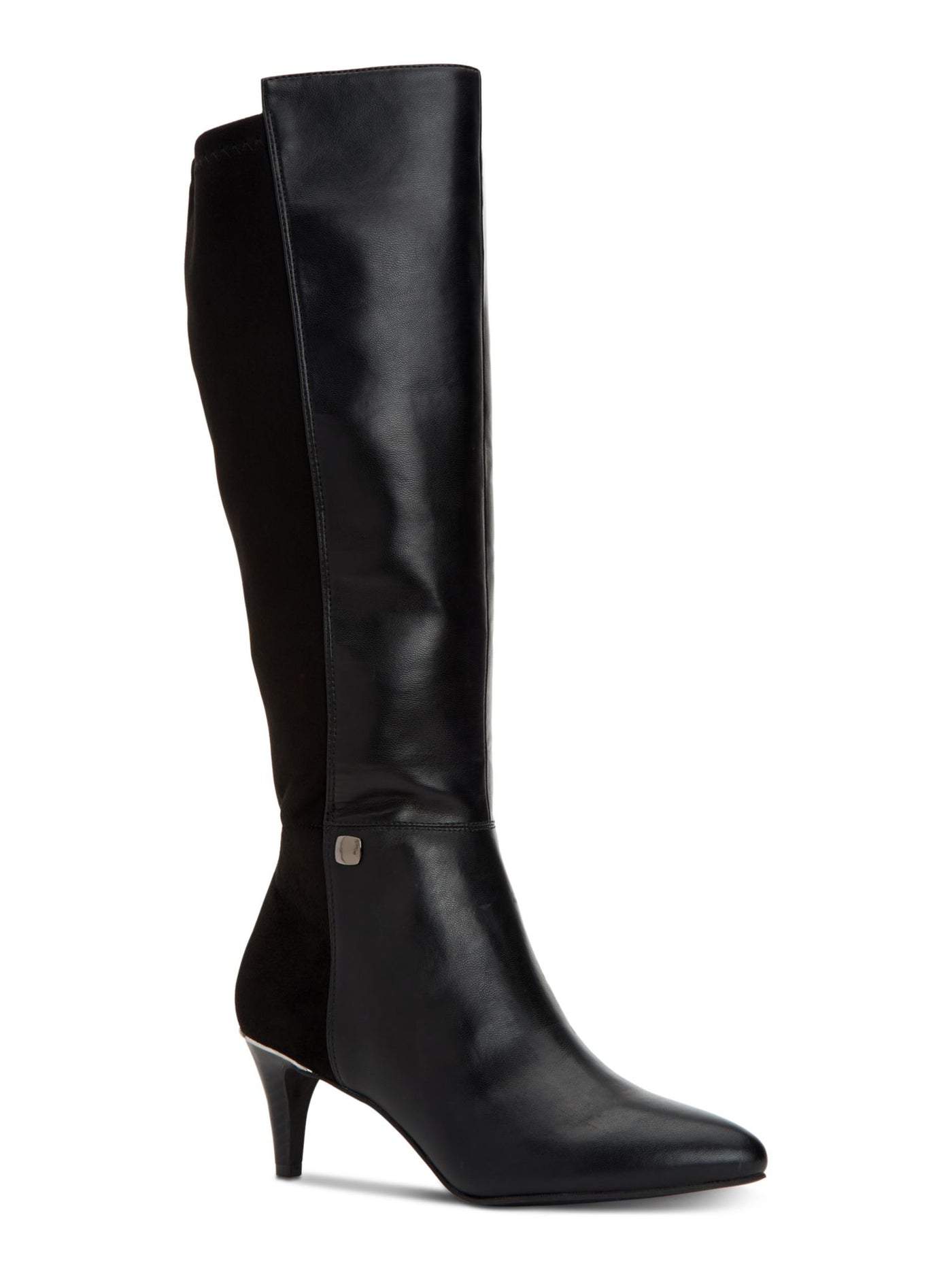 ALFANI Womens Black Arch Support Cushioned Hakuu Almond Toe Kitten Heel Zip-Up Heeled Boots 7.5 M WC