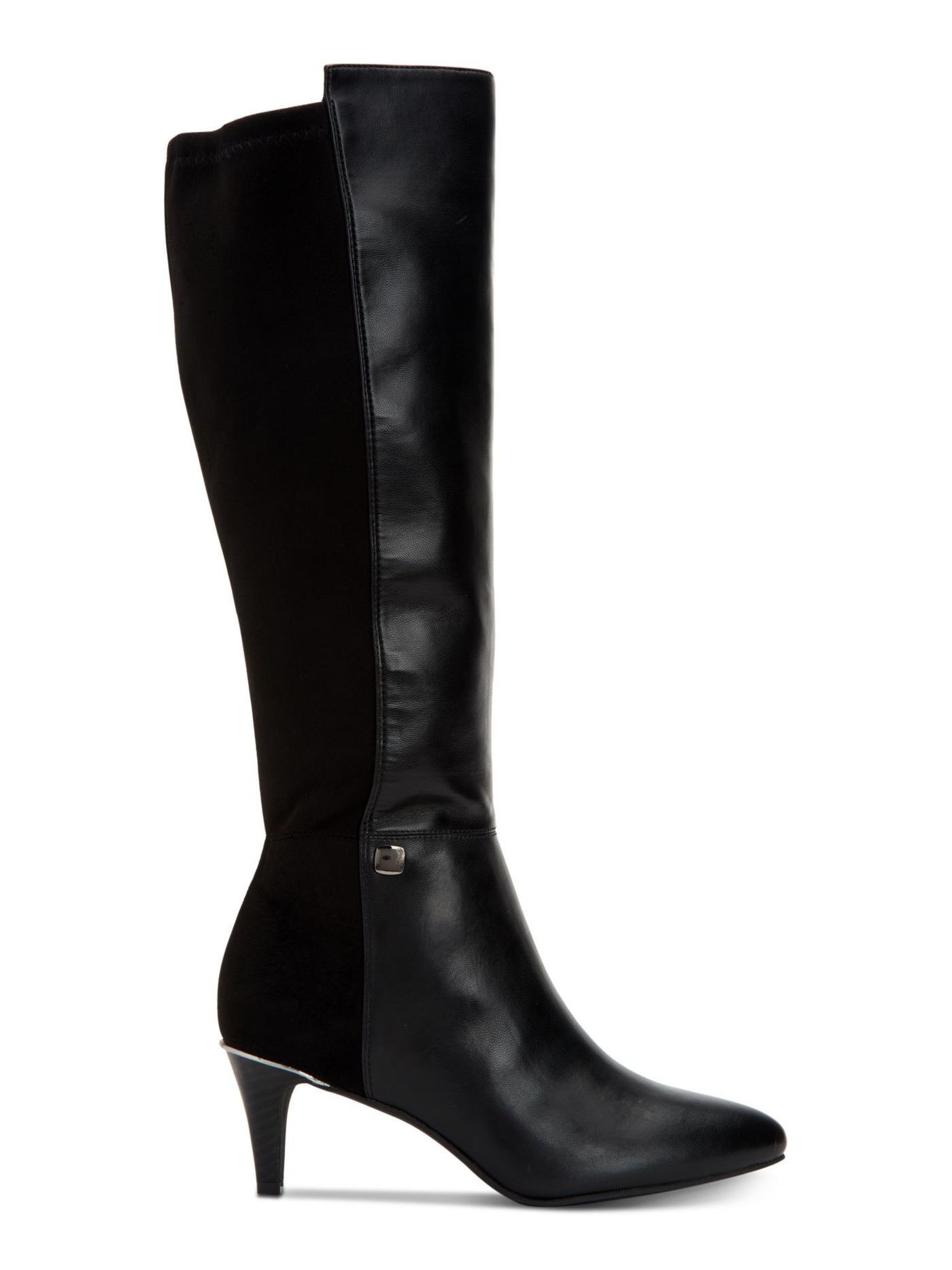 ALFANI Womens Black Arch Support Cushioned Hakuu Almond Toe Kitten Heel Zip-Up Heeled Boots 7.5 M WC