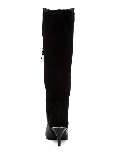 ALFANI Womens Black Arch Support Cushioned Hakuu Almond Toe Kitten Heel Zip-Up Dress Boots 9 M WC