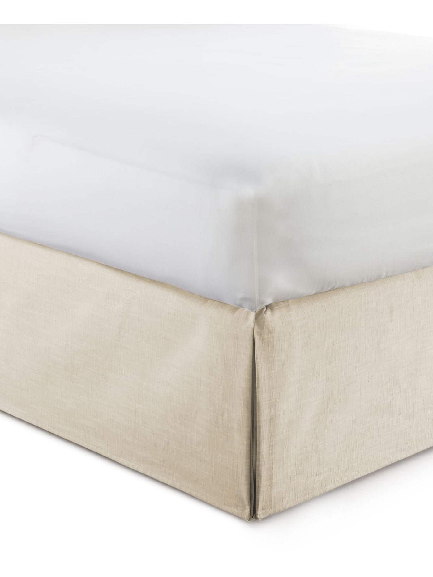 COLCHA LINENS Beige Solid TWIN Bed Skirt