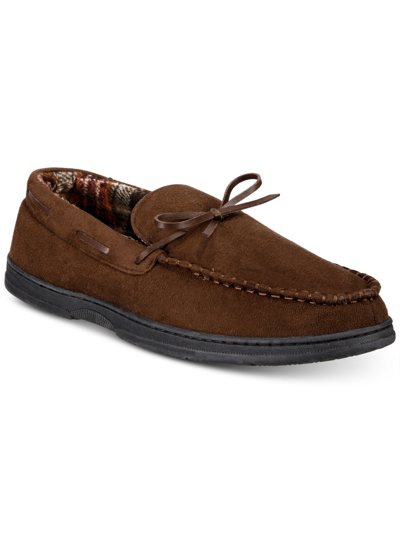 GOLD TOE Mens Brown Lace-Up Moccasins Shoes 8-9