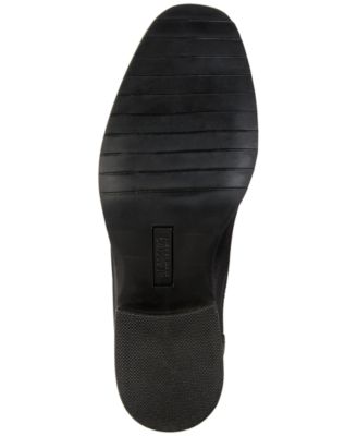 REACTION KENNETH COLE Womens Black Comfort Stretch Salt Round Toe Block Heel Slip On Chelsea M