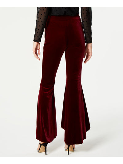 INC Womens Maroon Formal Flare Pants 10