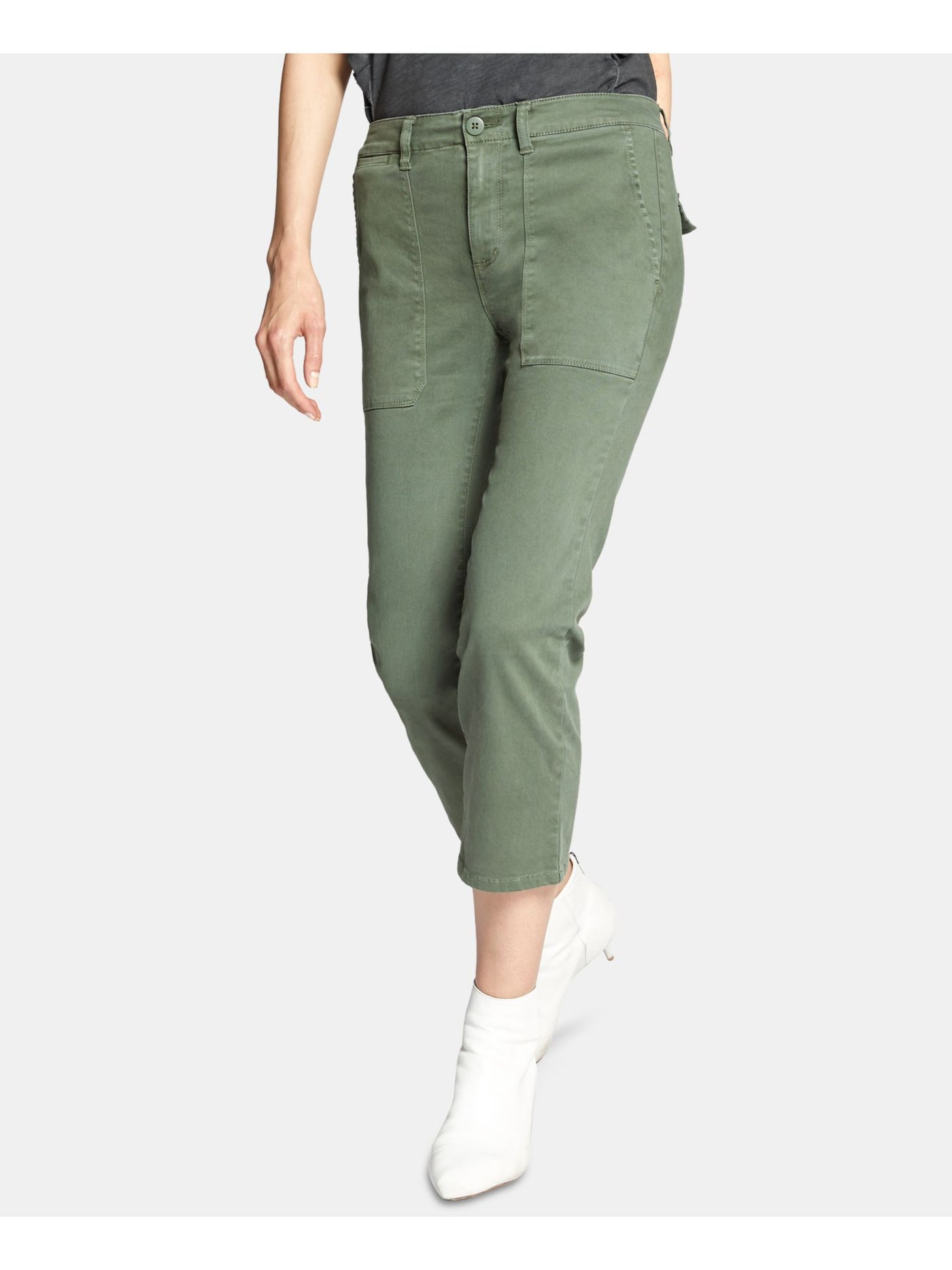 SANCTUARY Womens Green Pocketed Pants 28