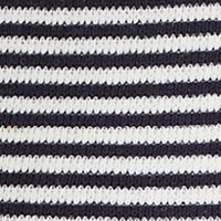 WE THE FREE Womens Navy Cotton Striped Short Sleeve Boat Neck Top