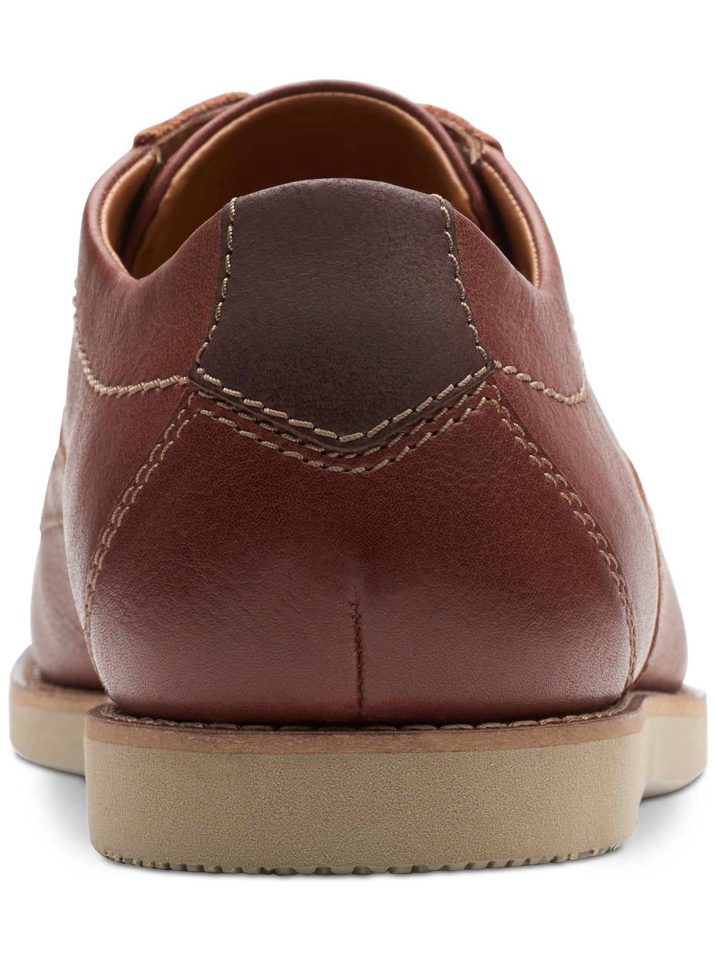 COLLECTION BY CLARKS Mens Brown Hidden Eyelets Padded Raharto Round Toe Lace-Up Leather Dress Oxford Shoes 11.5 M
