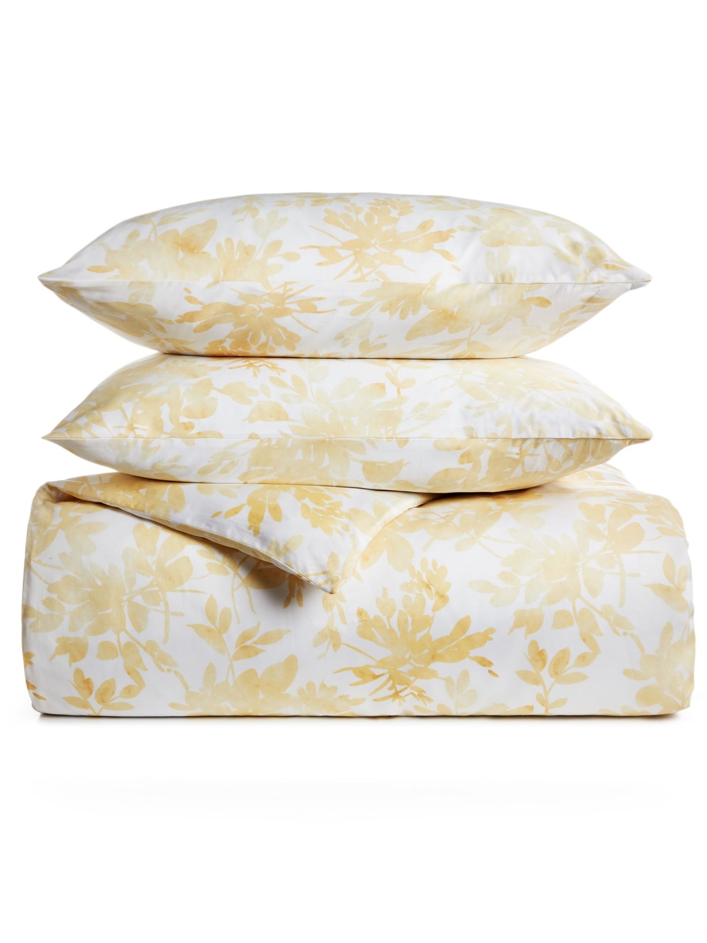 CHARTER CLUB DAMASK COLLECTION Yellow Patterned 300 Thread Count 26 x 26 in Sham