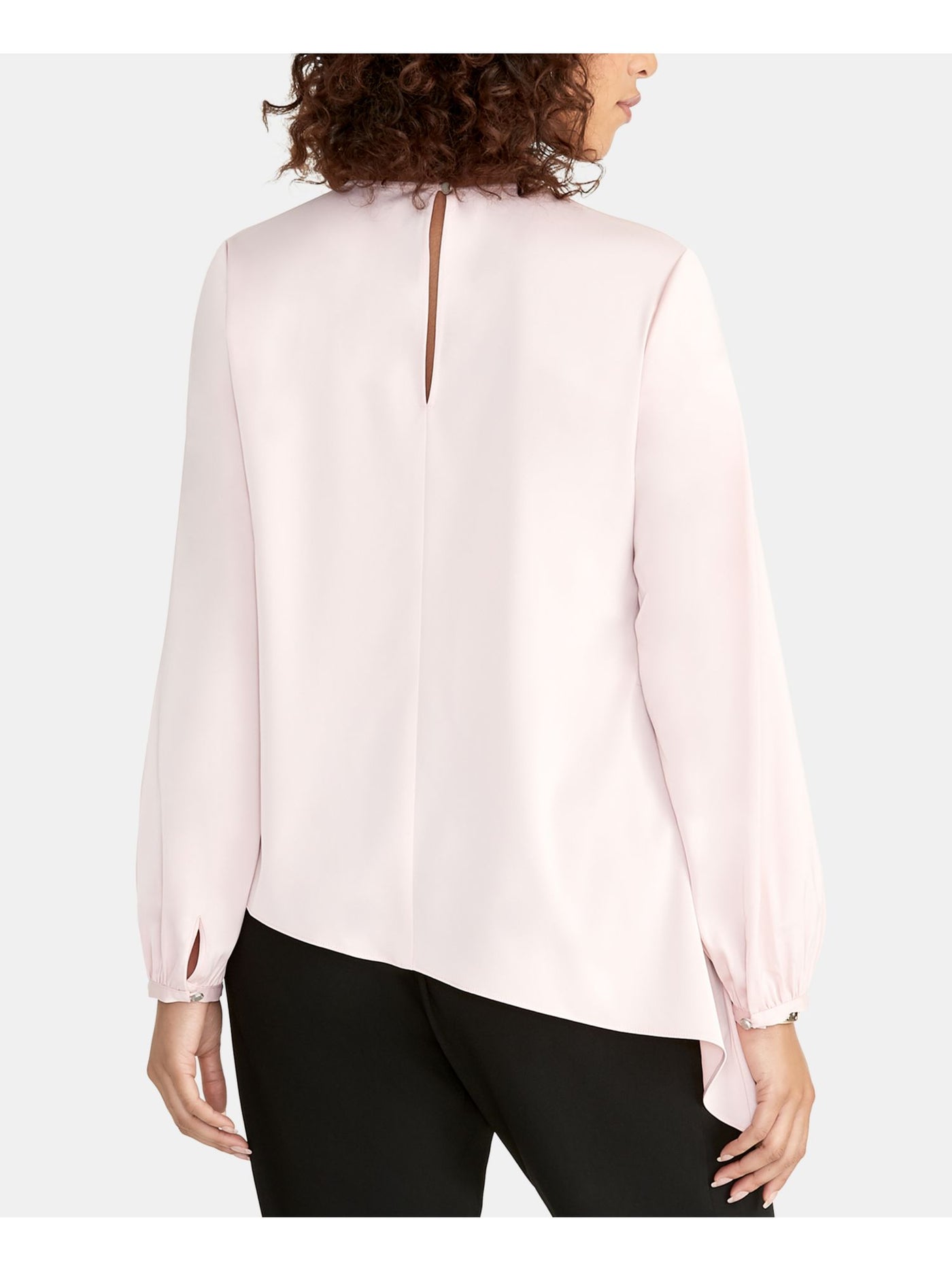 RACHEL ROY Womens Pink Long Sleeve Crew Neck Top Size: XS