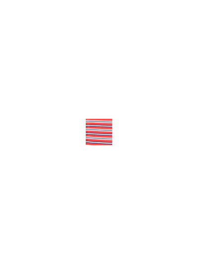 ULTRA FLIRT Womens Red Striped Short Sleeve Jewel Neck Above The Knee Shift Dress