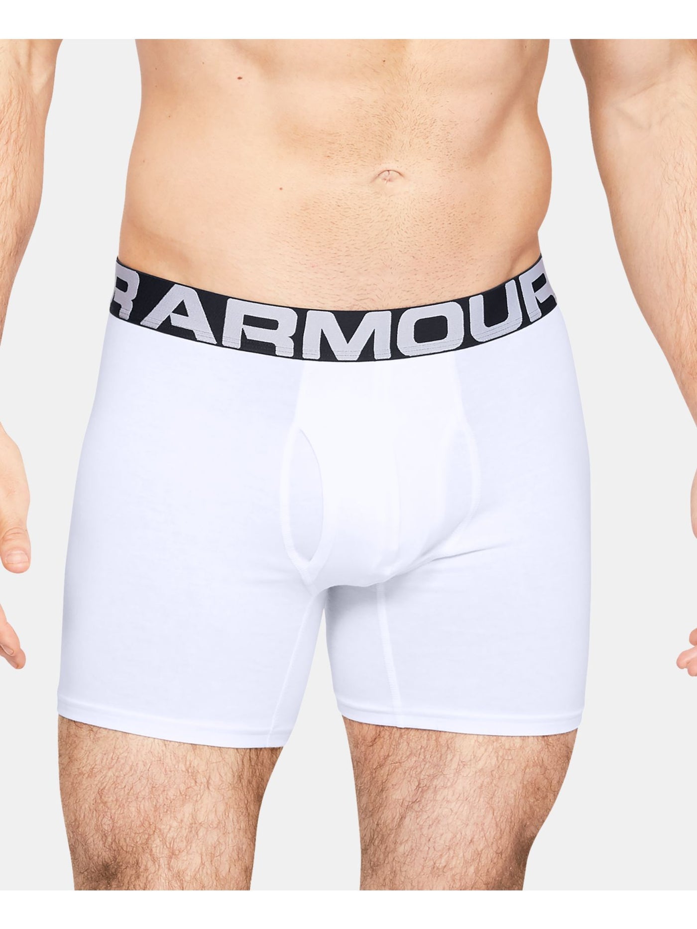 UNDER ARMOUR Intimates White Boxer Brief Underwear L