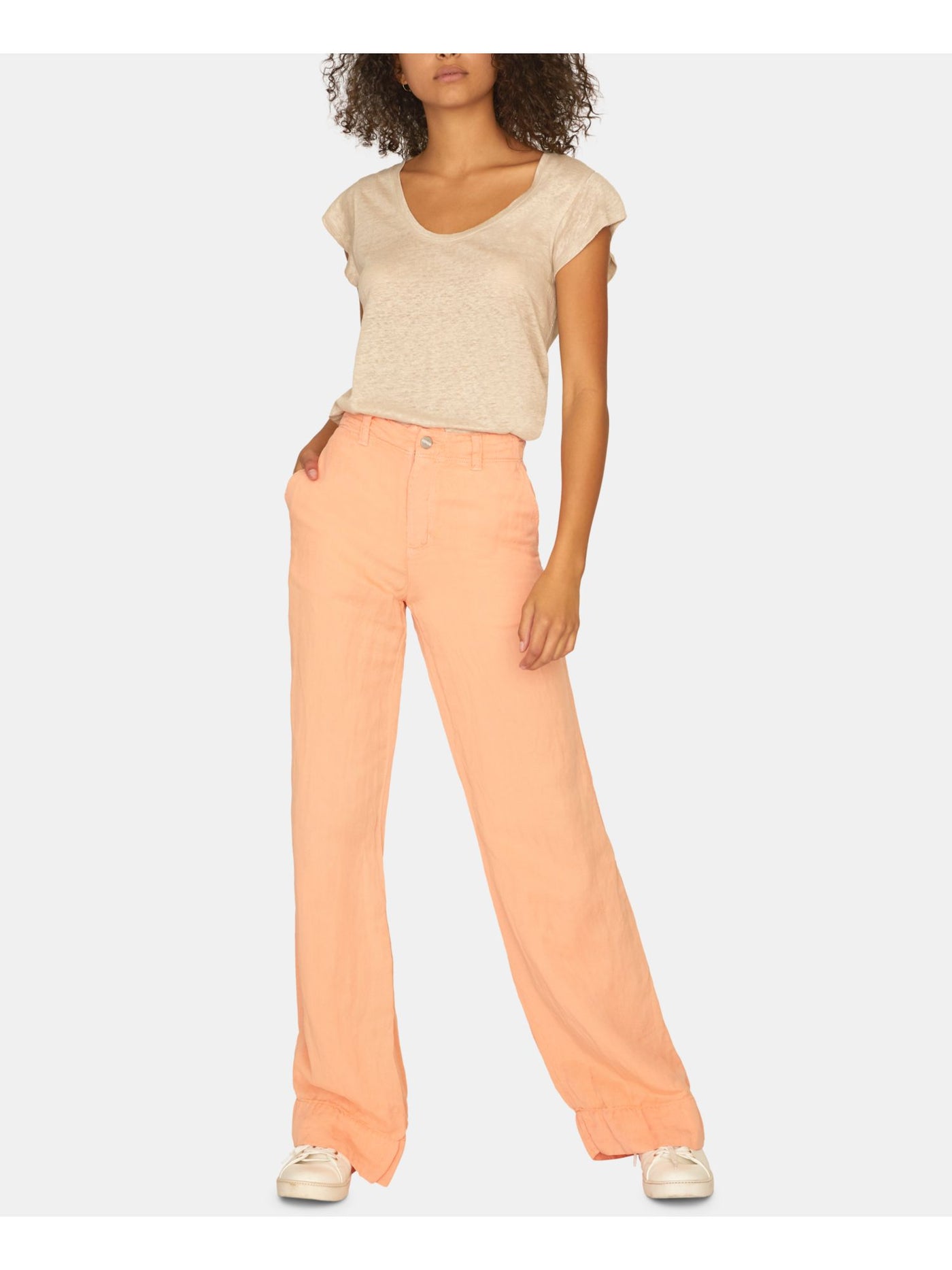 SANCTUARY Womens Orange Wide Leg Pants 29