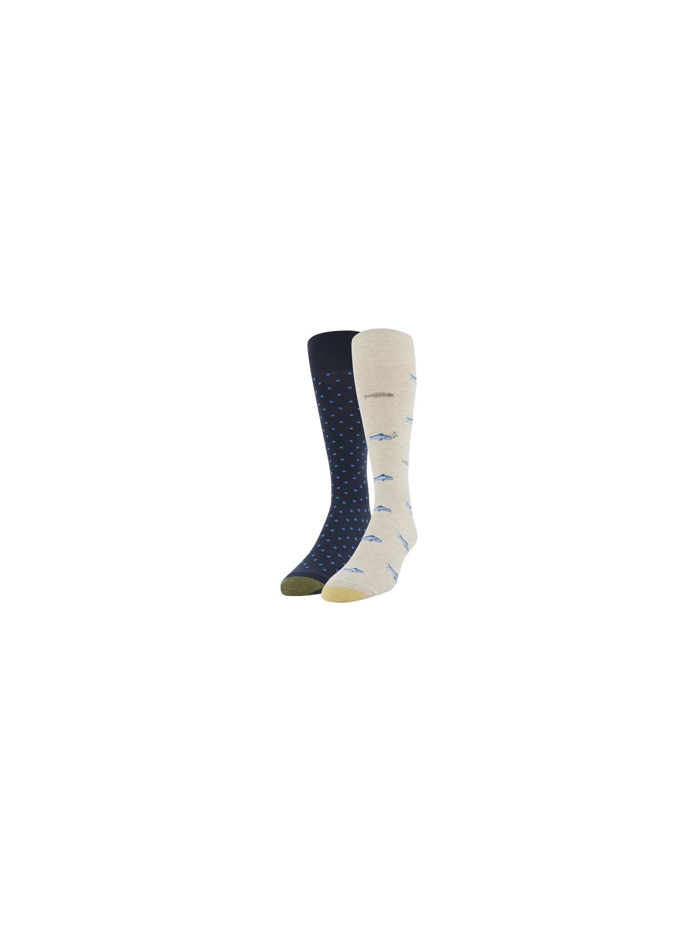 GOLD TOE Mens 2 Pack Beige Assorted Anti-Odor Dress Crew Socks 6-12.5