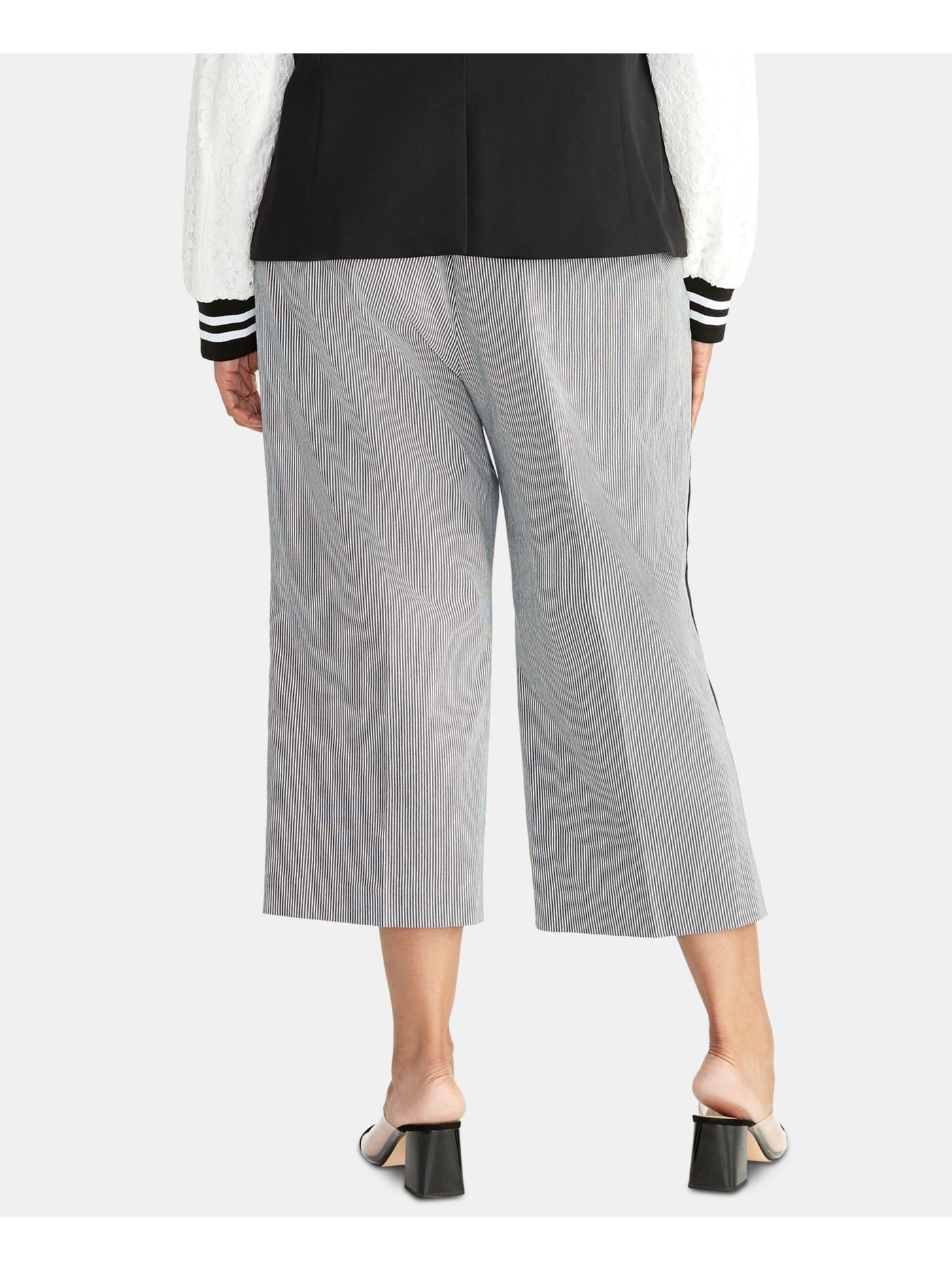 RACHEL ROY Womens Cropped Wide Leg Wear To Work Pants