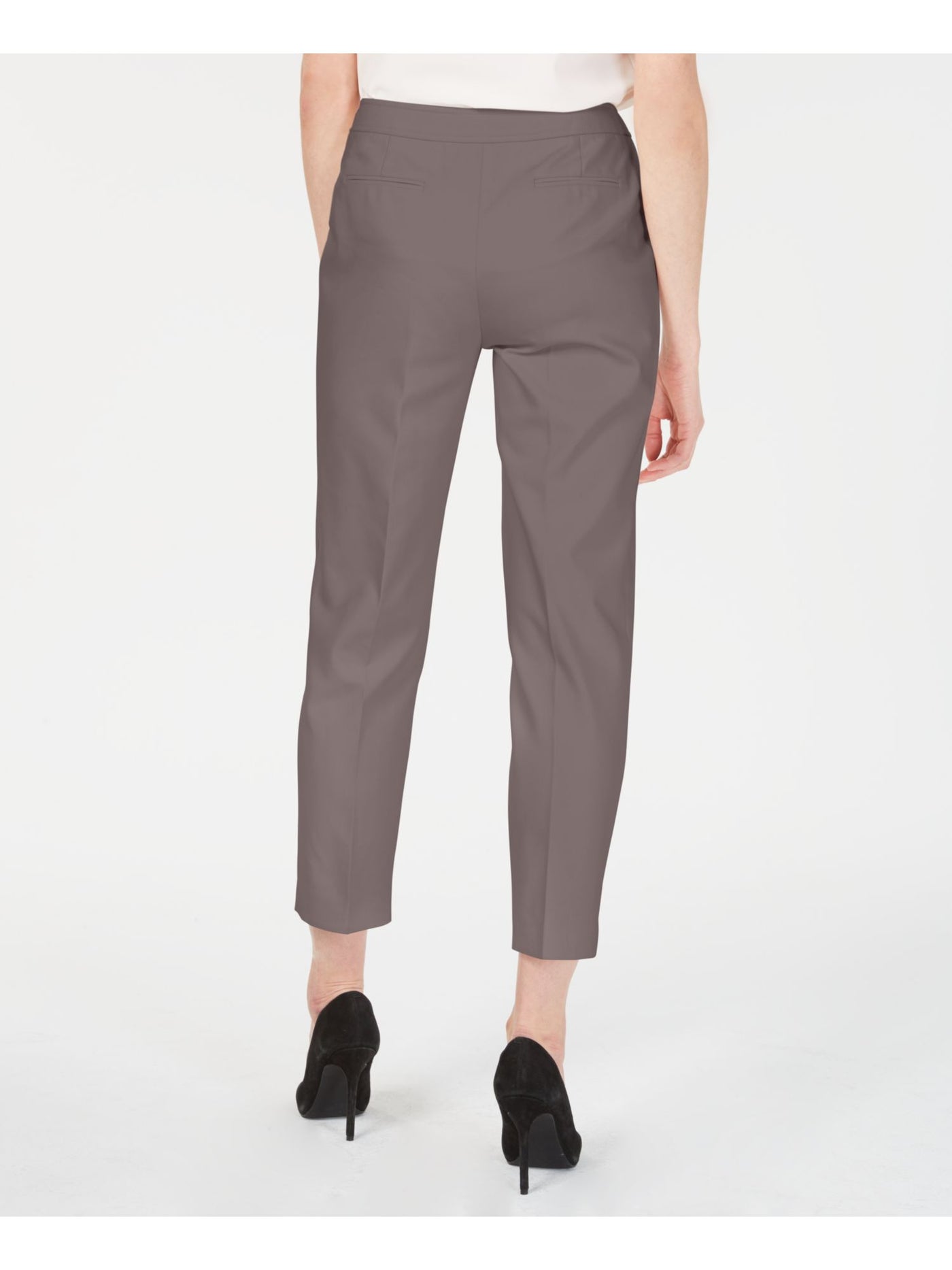 ANNE KLEIN Womens Gray Wear To Work Straight leg Pants 2