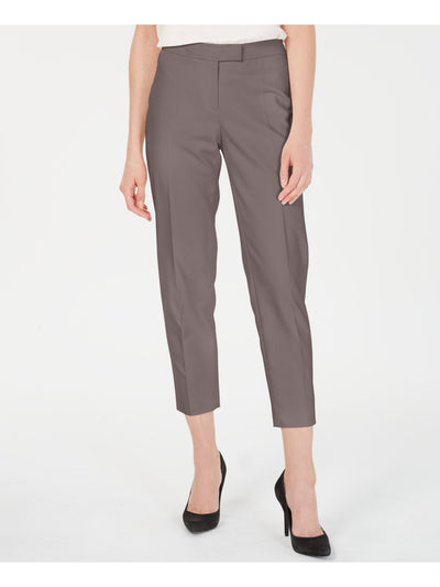 ANNE KLEIN Womens Gray Wear To Work Straight leg Pants 2