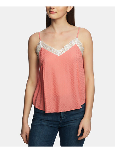 1. STATE Womens Lace Spaghetti Strap V Neck Tank Top