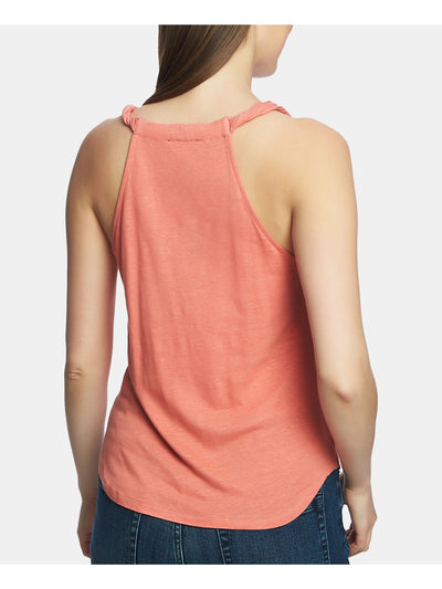 1. STATE Womens Coral Sleeveless Scoop Neck Tank Top XS