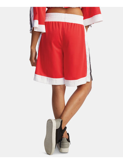 CHAMPION Womens Red Color Block Shorts S