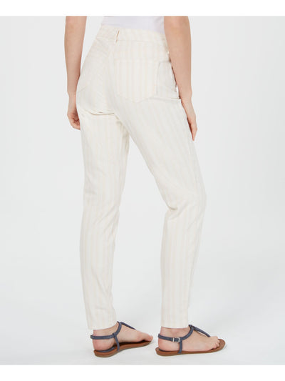 STYLE & COMPANY Womens Pink Striped Pants 8