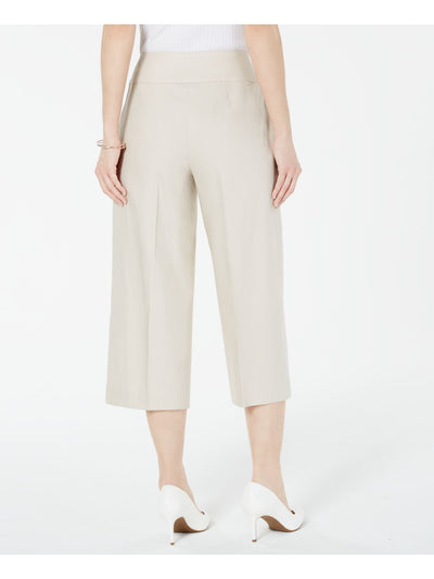 ALFANI Womens Cropped Wide Leg Pants