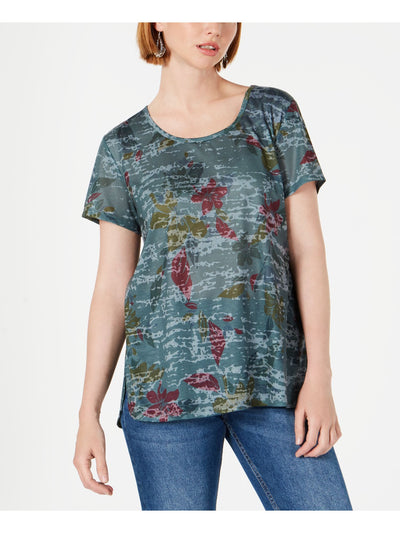 STYLE & COMPANY Womens Short Sleeve Scoop Neck T-Shirt
