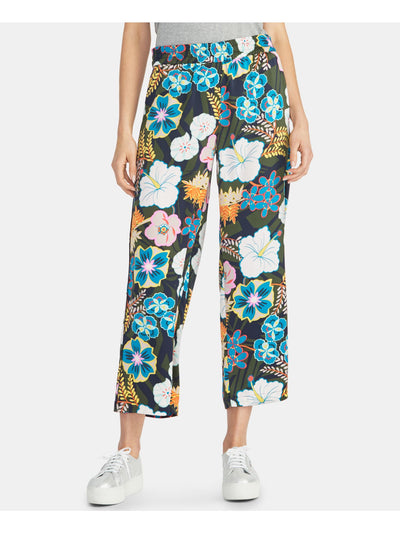 RACHEL ROY Womens Blue Floral Cropped Pants XS