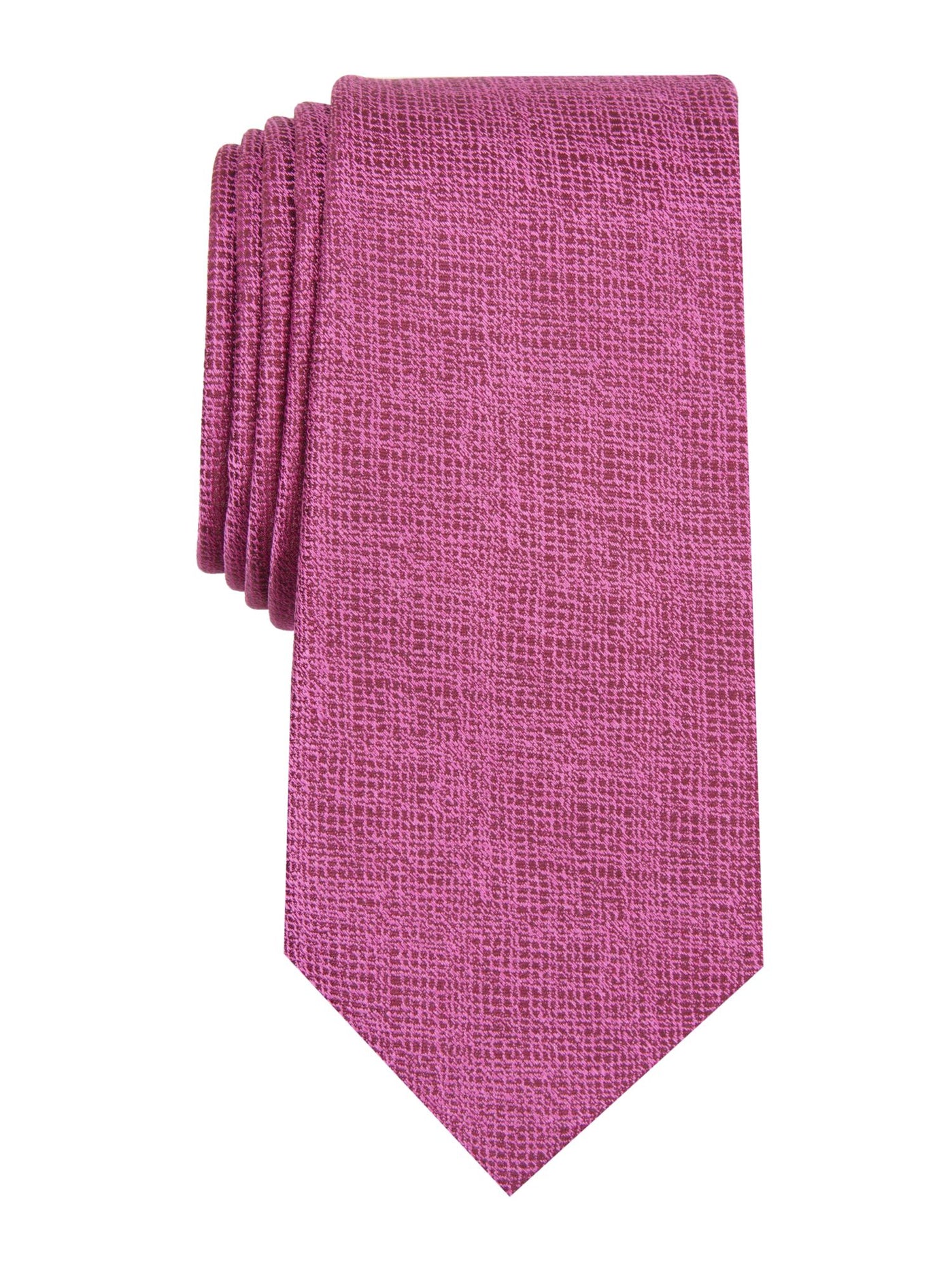ALFANI Mens Pink Silk Slim Neck Tie