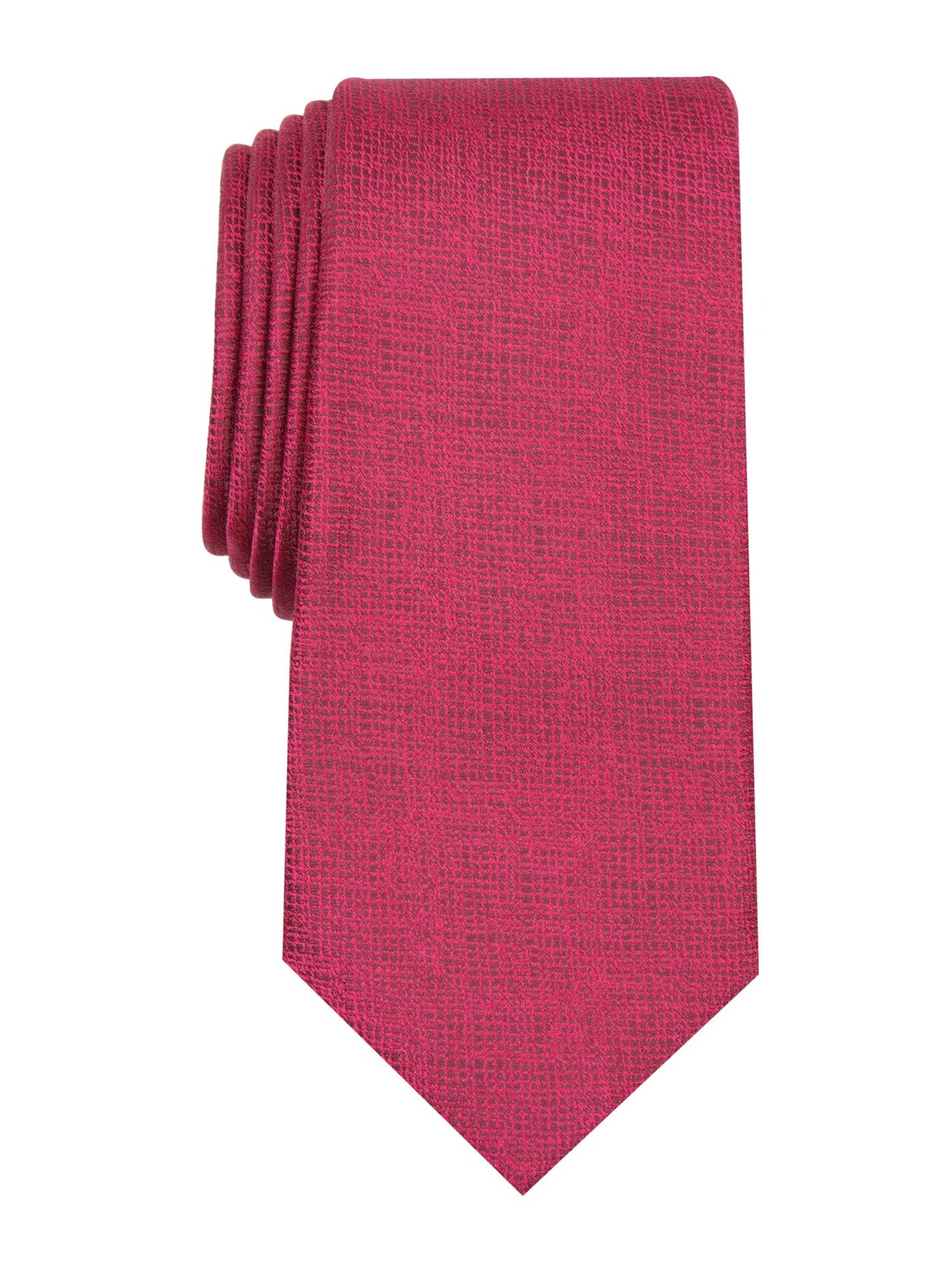ALFANI Mens Pink Silk Slim Neck Tie