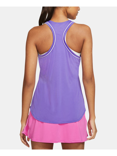 NIKE Womens Purple Sleeveless Jewel Neck Tank Top Size: M