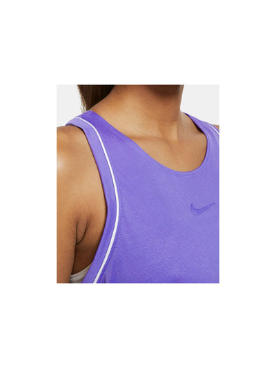 NIKE Womens Purple Sleeveless Jewel Neck Tank Top Size: M