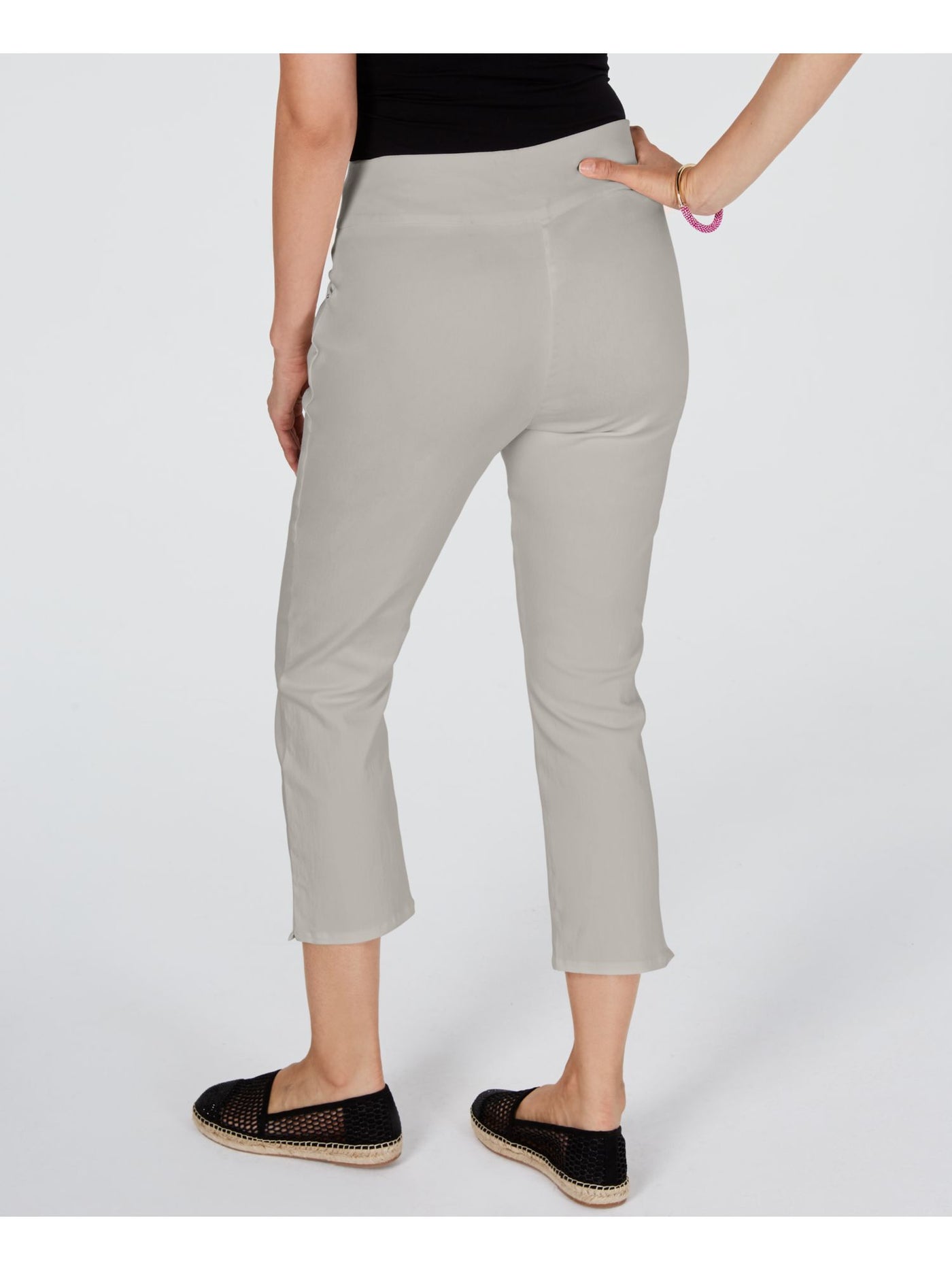 INC Womens Beige Cropped Pants Size: 4