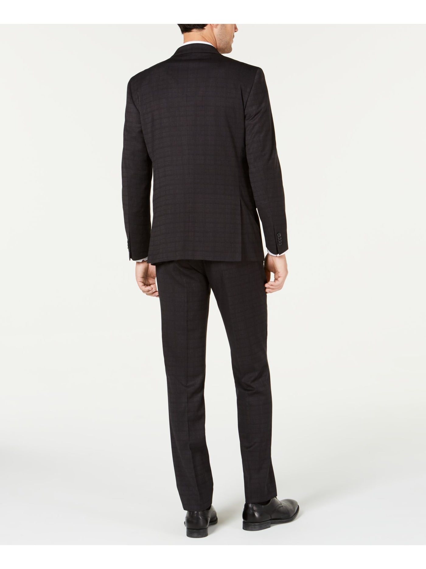 KENNETH COLE Mens Black Slim Fit Suit Separate Blazer Jacket 38 SHORT