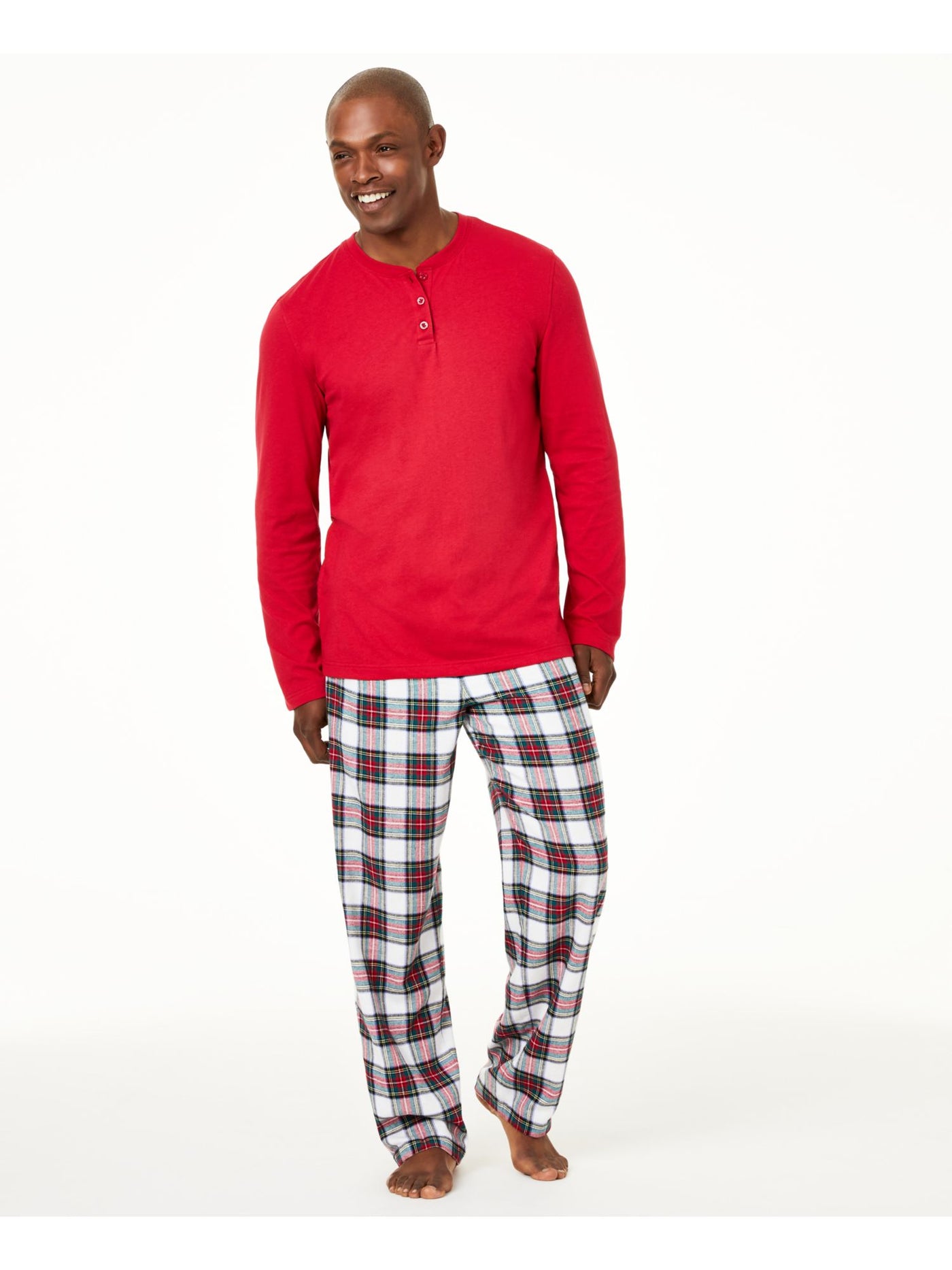 FAMILY PJs Intimates Red Plaid Sleepwear Pajamas S